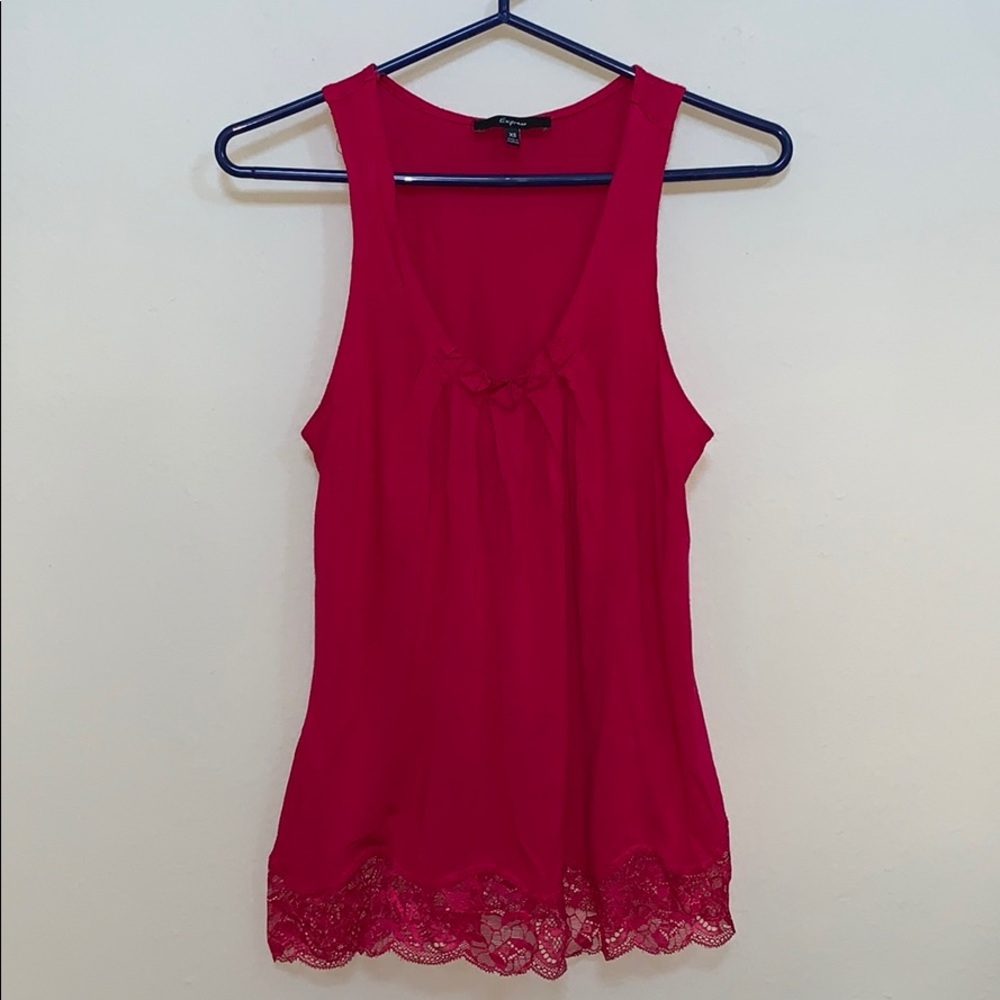 Express hot pink tank